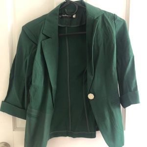 Short Green Blazer